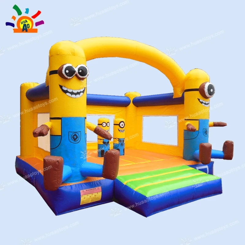 Yellow inflatable jumper font b bouncer b font inflatable castle with free shipping to door