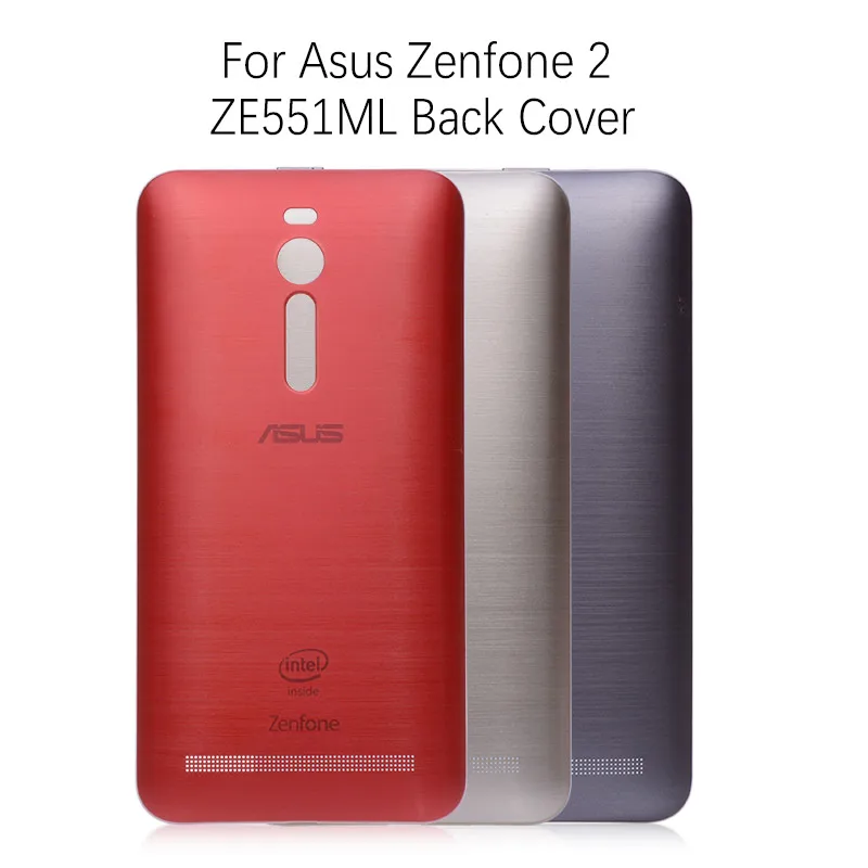 Задняя крышка для ASUS Zenfone 2 ZE550ML ZE551ML Z00AD Z008D на батарею черный золотой