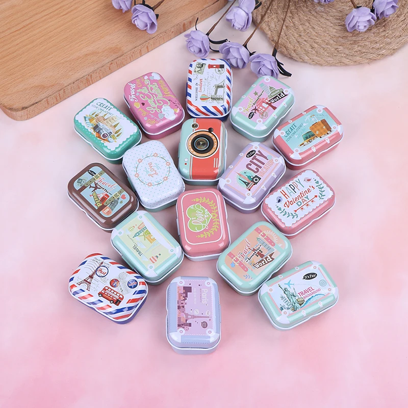 

Tablet Box Mini Cute Medicine 7Day Weekly Storage Pill Case Organizer Health Care Pill Box 3styles Colorful Mini Tin Box