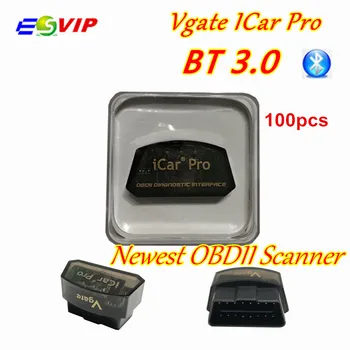 

100pcs DHL Newest Vgate iCar pro ELM327 Bluetooth 4.0/WIFI OBD2 Car Diagnostic Scanner For Android/IOS ELM 327 Software V2.1