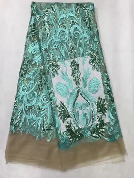 

2018 Latest French Nigerian Laces Fabrics High Quality Tulle African Laces Fabric Wedding African French Tulle Lace