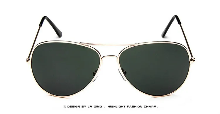 Gold dark green Популярные Классические Прозрачные очки в золотой оправе, Винтажные Солнцезащитные очки для женщин и мужчин, оптические авиационные очки, прозрачные очки Oculos De Grau - Цвет оправы: Gold dark green