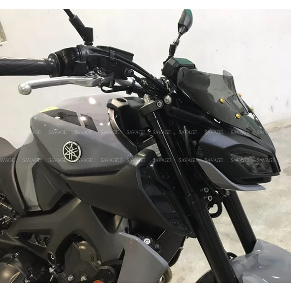 Ветровое стекло Pare-brise для YAMAHA MT 09 MT-09 FZ09 FZ-09- аксессуары для мотоциклов ветровые стекла ветровые дефлекторы логотип MT09