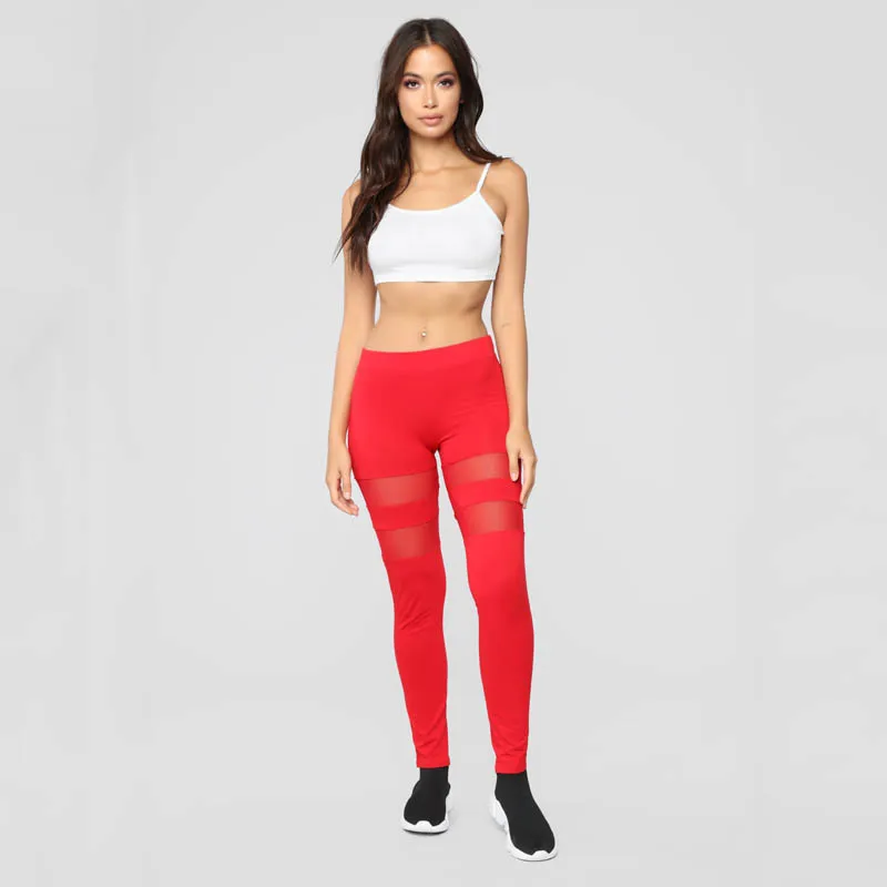 

Ladies High Waist Mesh Women Leggings Fitness Breathable Push Up Leggings Women Quick Dry Plus Size Casual Leggins