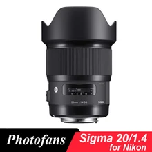 Sigma 20mm f/1.4 DG HSM Art Lens for nikon