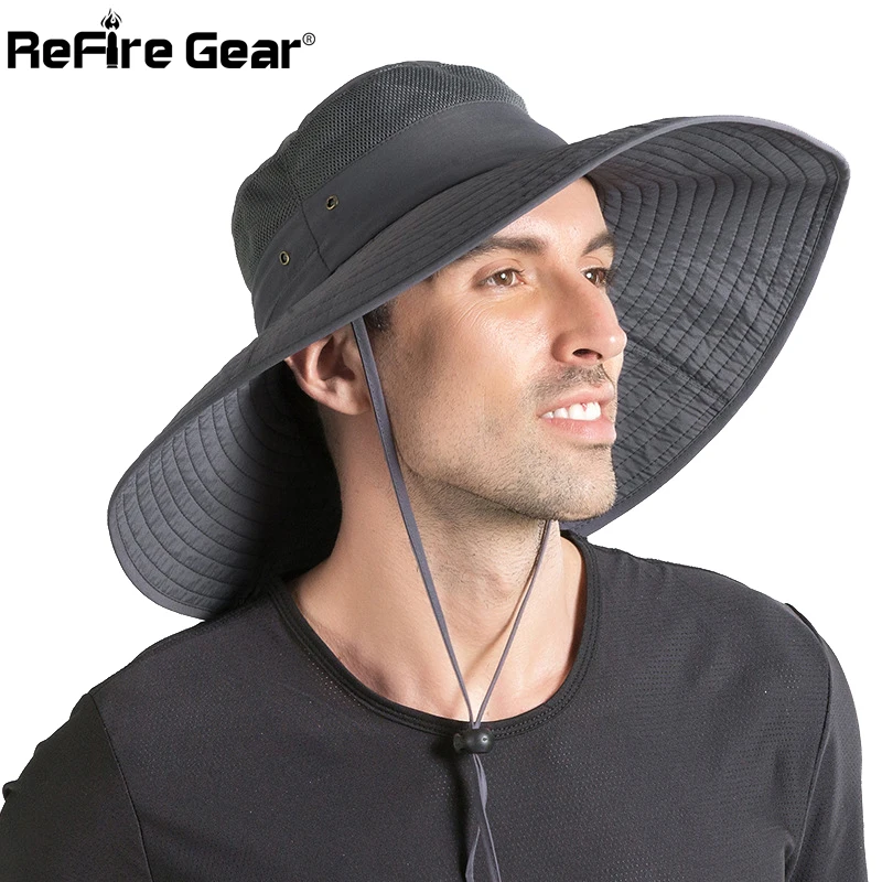 Мужская армейская тактическая Кепка ReFire Gear с широкими полями из снайпера