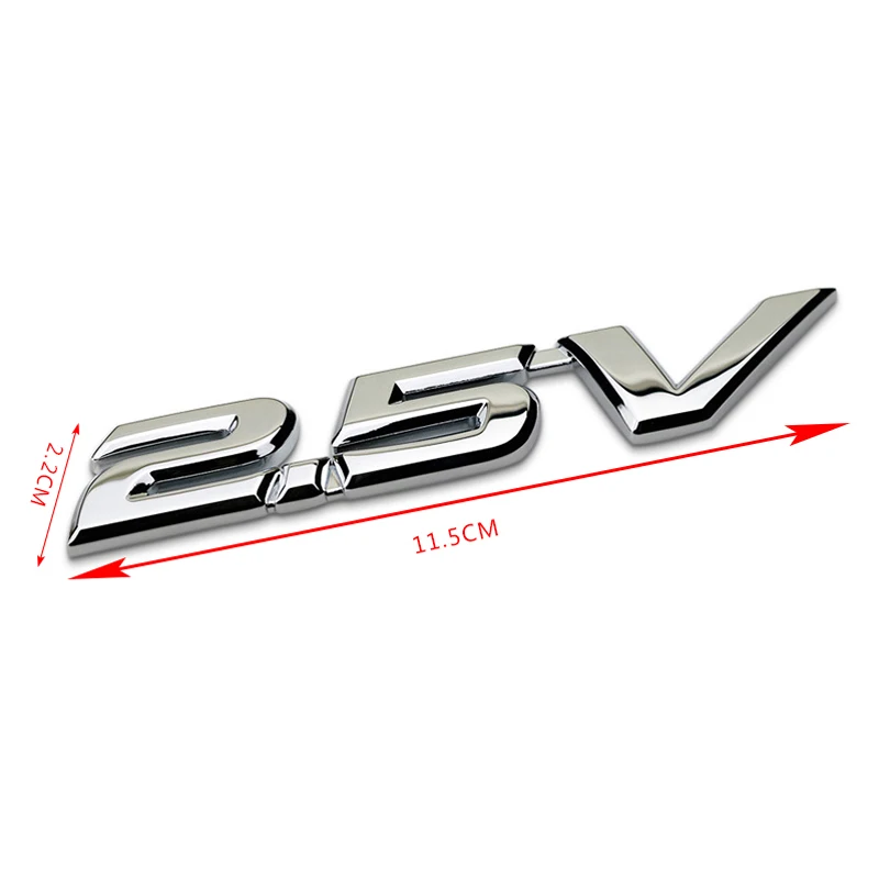 2 5 V V6 V8 VX VXR TXL VXL Эмблема для Toyota Reiz Land Cruiser Prado Rav4 Tundra наклейка на крышку багажника