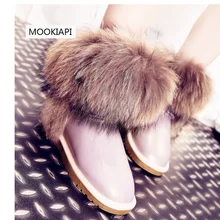 Высококачественные зимние ботинки в европейском стиле; коллекция года; Натуральная овечья кожа; натуральная шерсть; модная обувь; женская обувь; 4 цвета;