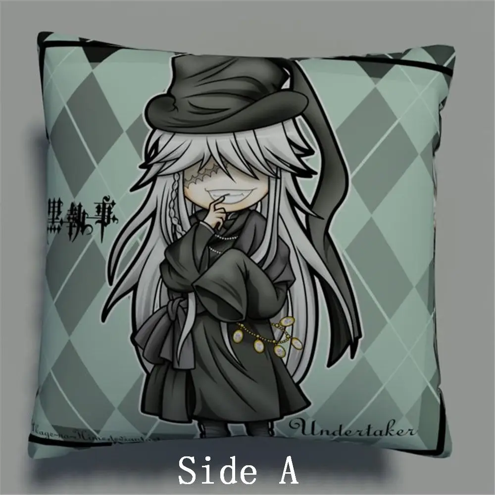 

Suef Anime mangaBlack Butler Undertaker Anime two sided Pillow Cushion Case Cover 348