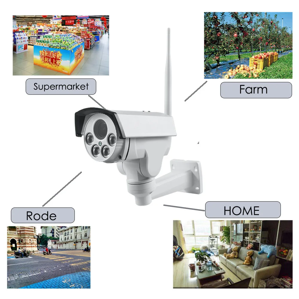 4G 3g PTZ IP камера 5X Zoom CCTV видео Водонепроницаемая наружная 1080P IR 50M камера ночного видения безопасности P2P