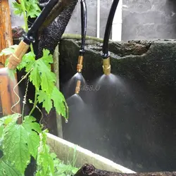 Регулируемая Опрыскивание сопло для садоводства посыпать латунь полива дождеванием опрыскиватель G06 Прямая поставка