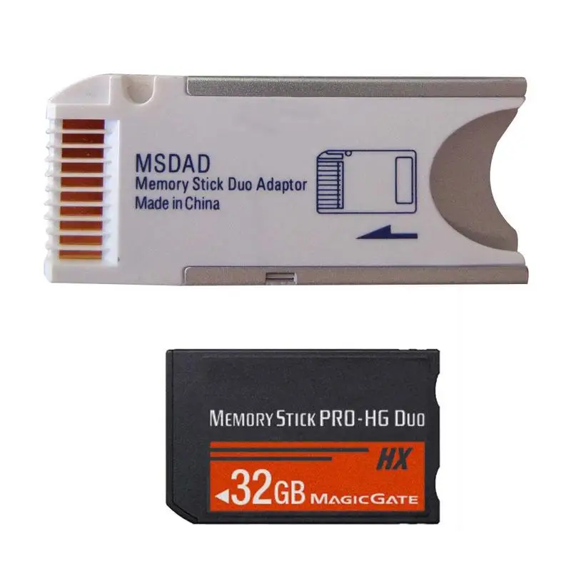 1 шт. Micro Sd Sdhc Tf для карты памяти MS Pro Duo Reader для Psp 1000 2000 3000 адаптер конвертер