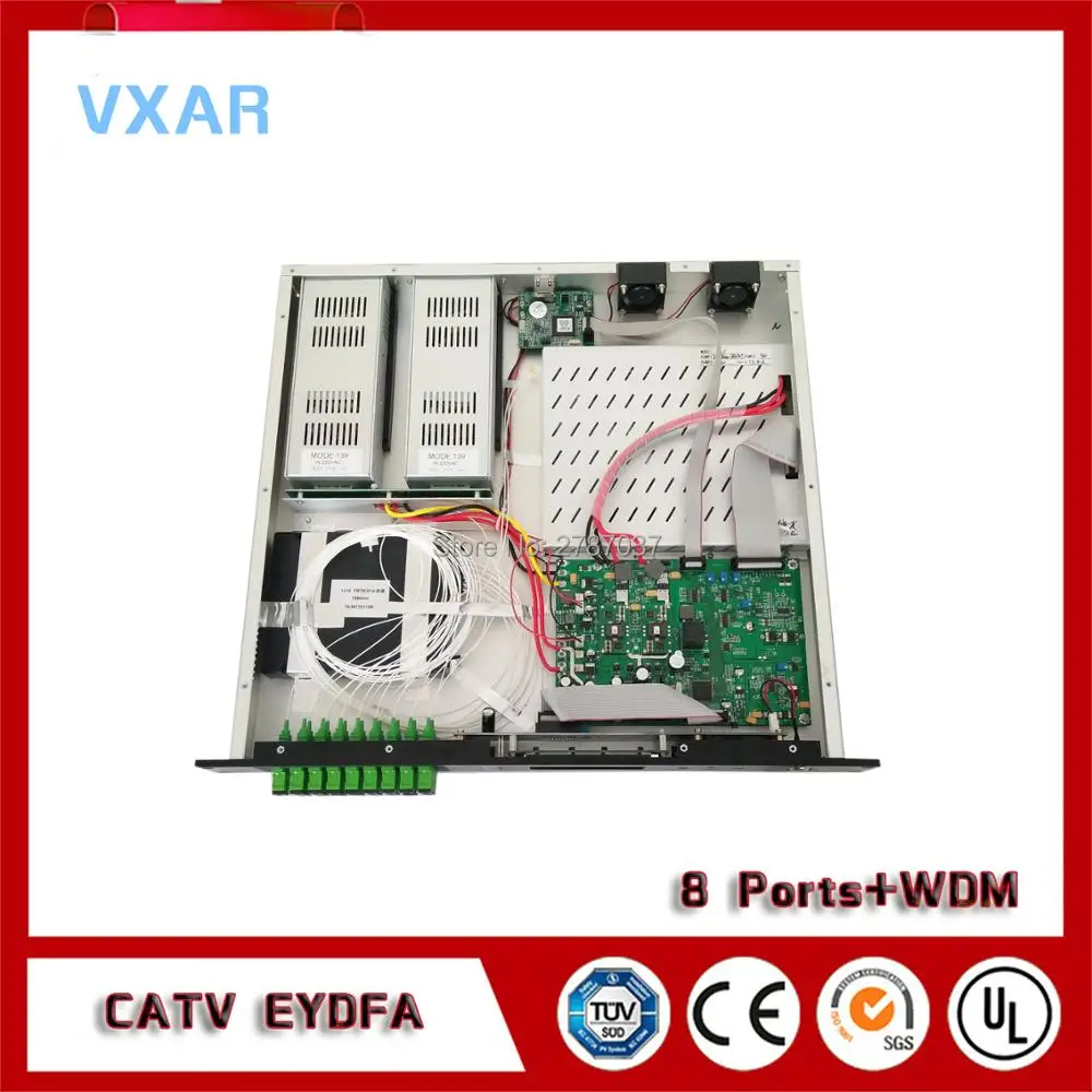 CATV 1550nm edfa 1310/1490/1550 wdm 8 Выход