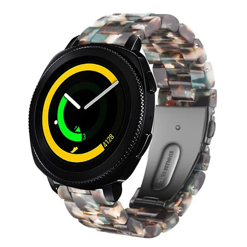 20 мм смолы ремешок для smaung S2 классический galaxy watch 42 мм активный gear спортивные huawei watch 2 amazfit bip группа часы smartwatch ремень - Цвет ремешка: blue flowers