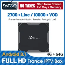 IPTV France Arabic Qatar IPTV Spain Portugal UAE IPTV Subscription X96 Max TV BOX 64GB Turkey Germany France IP TV Italy Algeria