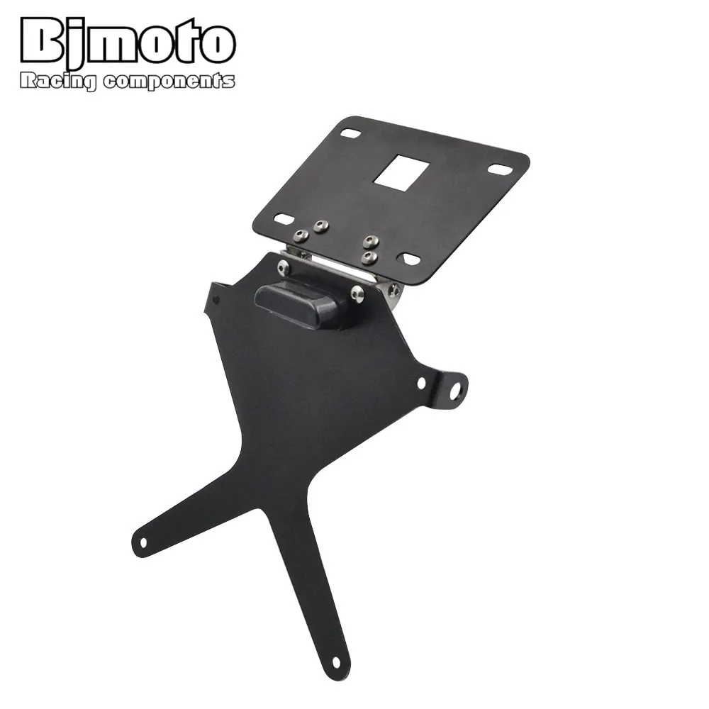 

BJMOTO R3 Motorcycle Number Plate Hanger Bracket with Light Adjustable License Plates Brackets For Yamaha YZF-R3 R25 2014-2016