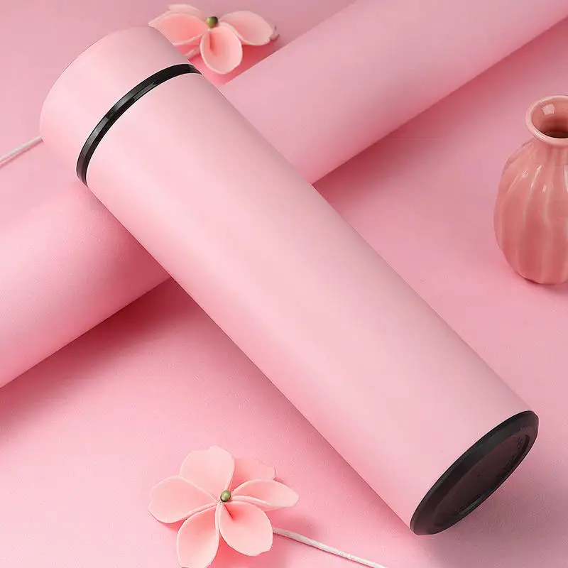 

500ML Thermos Tea Vacuum Flask Stainless Steel 304 Thermal Cup Coffee Mug Water Bottle Office Business Home Thermo D