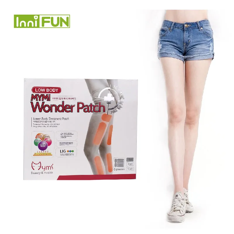 18pcs box Model Favorite MYMI Wonder Slim Patch for Leg and Arm Slimming Products font b