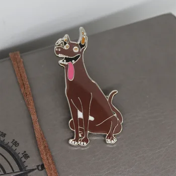 

Brown Dog Dante Pendant Badge Keychain Necklace Halloween Cosplay Accessory Kid Birthday Holiday Gift COCO Cosplay Accessories