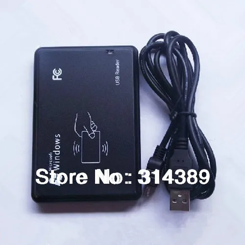 Security Black USB Proximity Sensor Smart RFID ID Card Reader 125Khz EM4100 new security black usb rfid id reader proximity smart 125khz em4100 card read free shipment