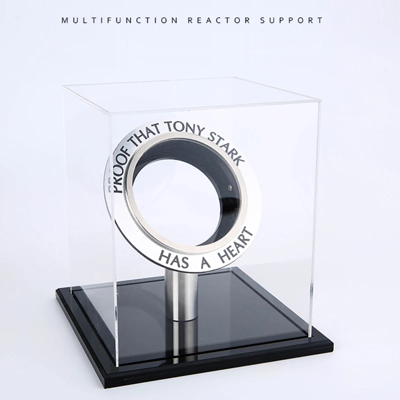 

Iron Man Arc Reactor Showcase 18*18*19cm Display Box Glowing Iron Man Heart Model Led Light Action Figure Show Case Diy Gift New