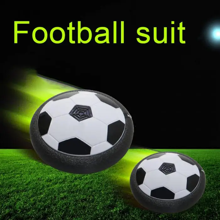 Лидер продаж для мальчиков светодиодный Электрический футбольные игрушки набор воздуха Левитация игры тренировочный мяч для