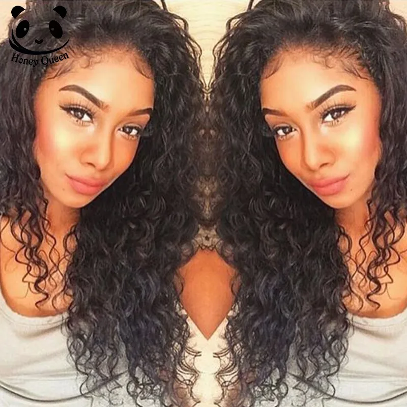 Lace Front Human Hair Wigs 7A Loose Wave Curly Glueless Full Lace Human Hair Wigs For Black Women 130% Brazilian Virgin Hair Wig