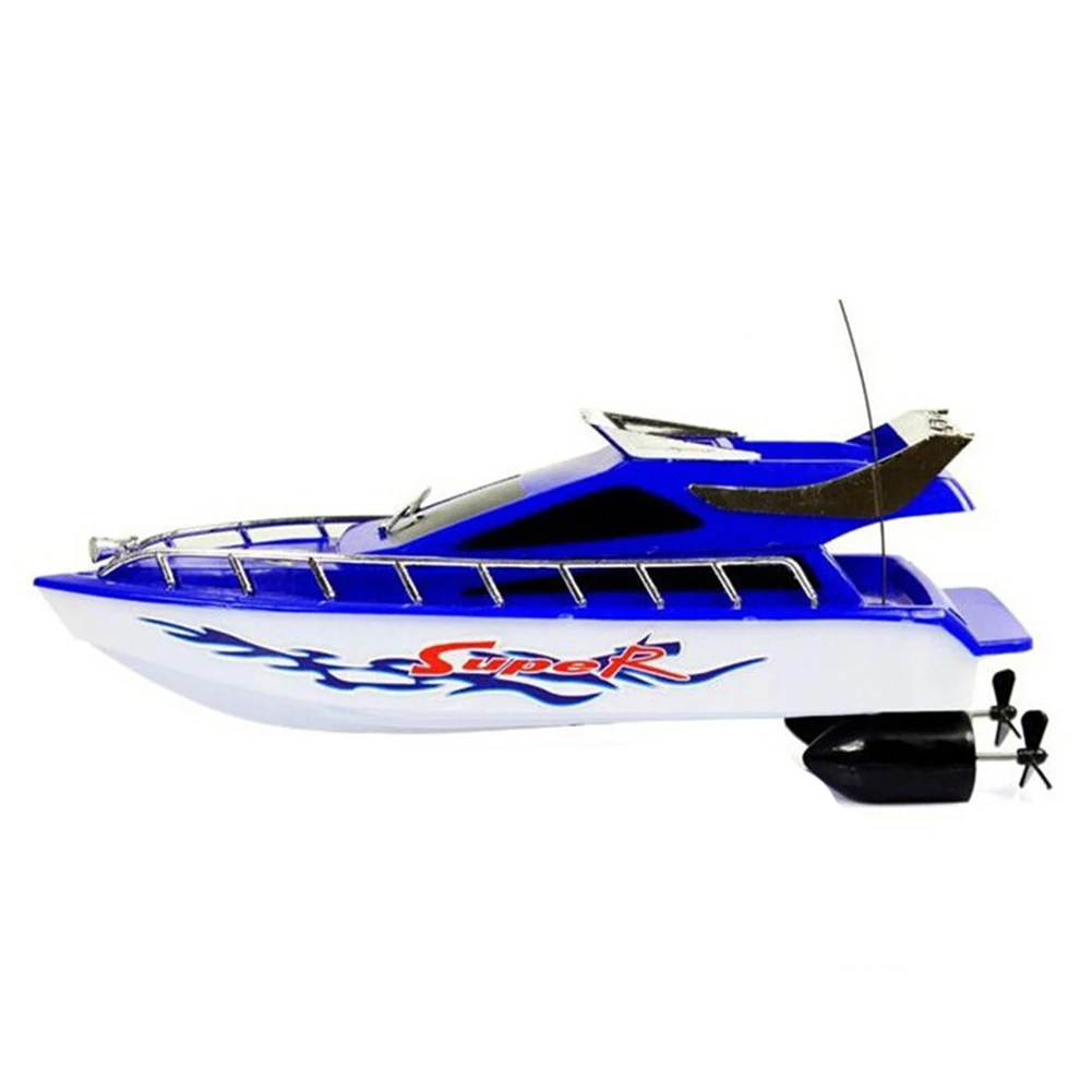 Pools Battery Powered Wireless Electric Kids Lakes Mini RC Boats Aquatic Toys Remote Control Adults Racing Speed Random Color