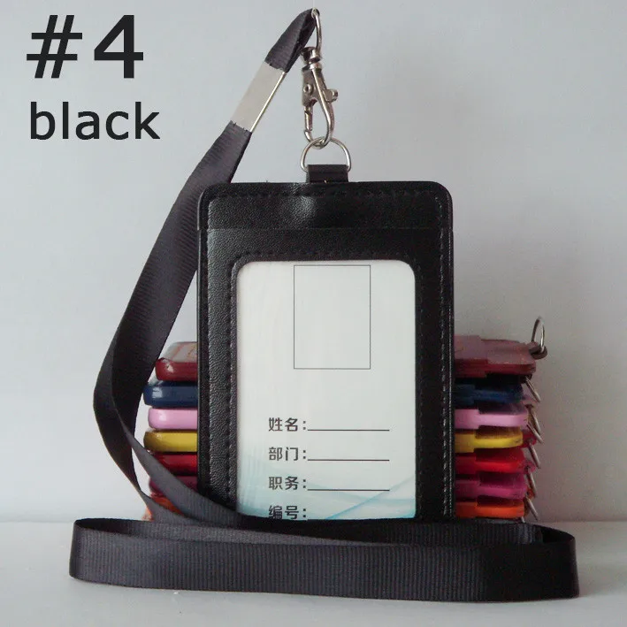 leather id card badge holder  (6)