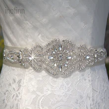 Inofinn WH55 Кристалл Стразы вечернее платье Аксессуары свадебные пояса, пояс невесты свадебные ленты Пояски