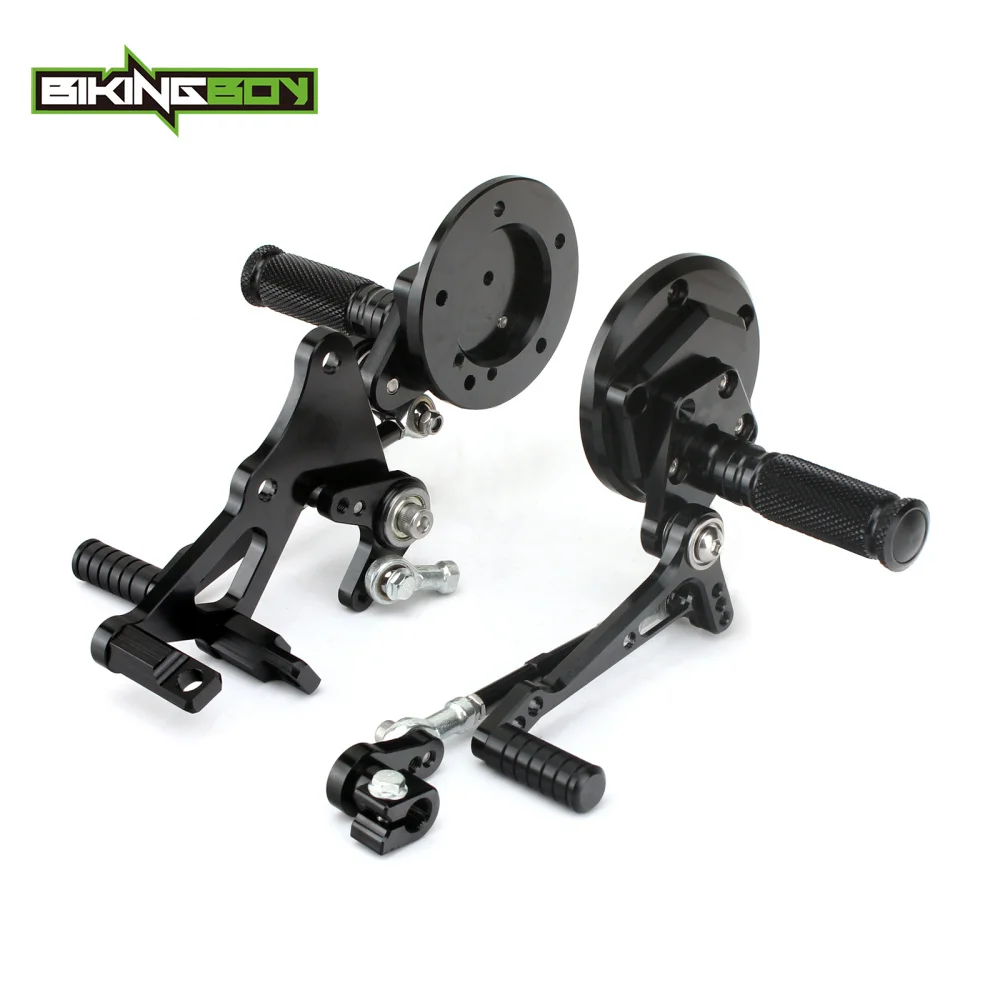

BIKINGBOY For Yamaha VMX 1700 V-MAX 09 10 11 12 13 14 15 16 17 18 19 Foot Pegs Rests Rear Sets Rearsets Adjustable Racing Motor