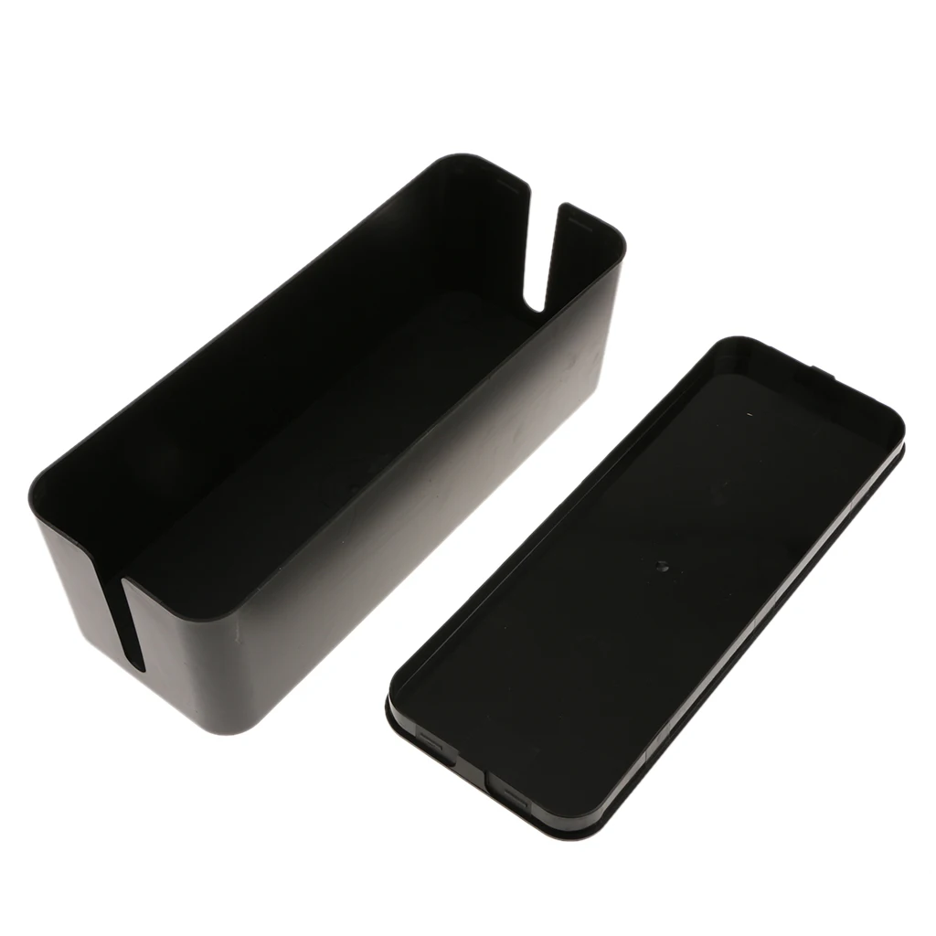 Baratos 2019 caja de gestión de cables 15,7x6,1x5,3 pulgadas caja de gestión de cables organizador Super grande caja de cables para tiras de alimentación