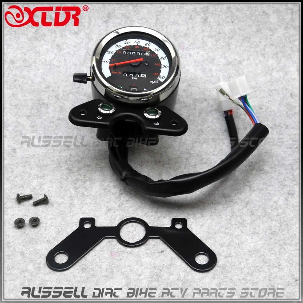 

Odometer Speedometer Tachometer Speedo Meter km/h mph for Honda CB 125 Cafe Racer Suzuki GN125 EN Retro