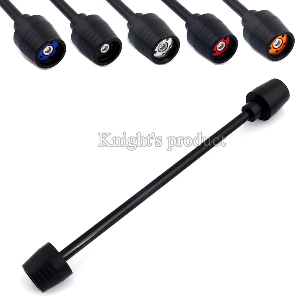 

For Aprilia SMV Dorsoduro 750 2007 2008 2009 2010 2011 2012 2013 Front Axle Fork crash Sliders Cap Motorcycle Falling Protection