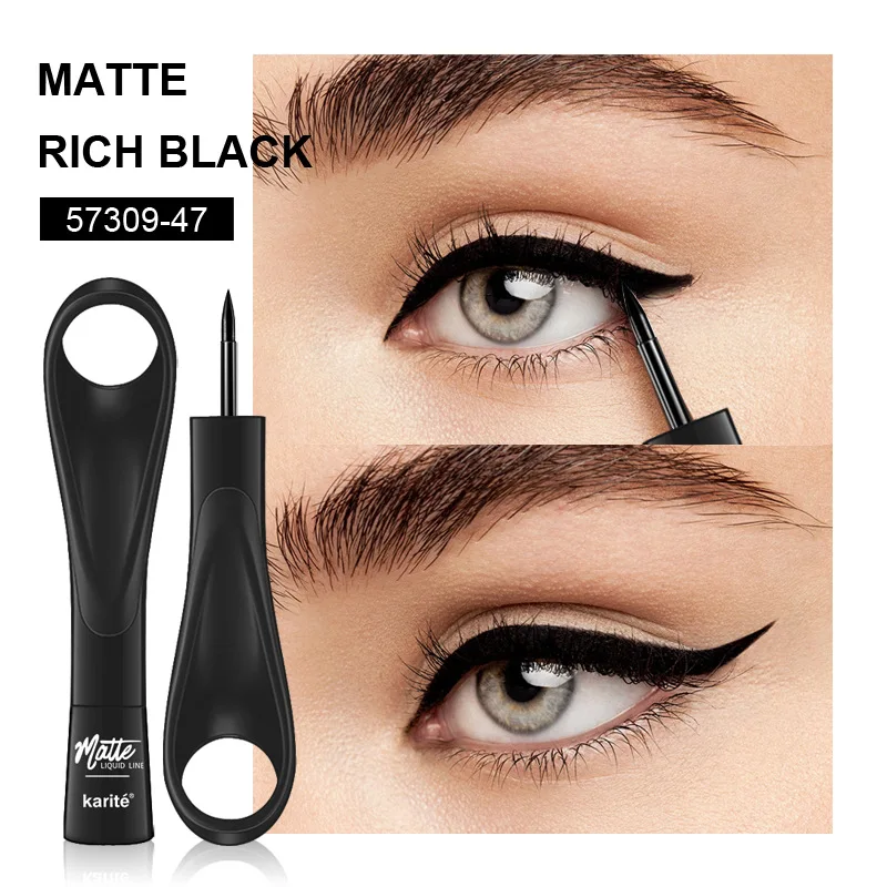 

Lazy Ring Liquid Eyeliner Easy to Wear Makeup Waterproof Long Lasting Eye Liner Pencil Black Brown Marker Eyes Make Up Pen