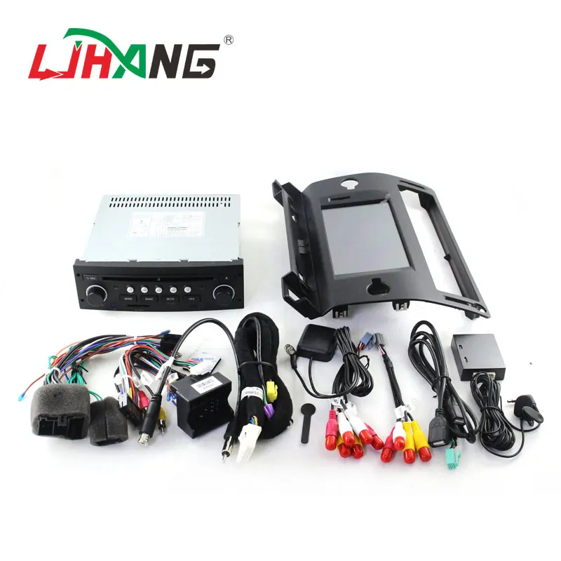 Sale LJHANG Android 9.0 Car Multimedia Player For Citroen C4 C-Triomphe C-Quatre 2004-2012 WIFI GPS Navi 1 Din Car Radio Stereo Audio 4