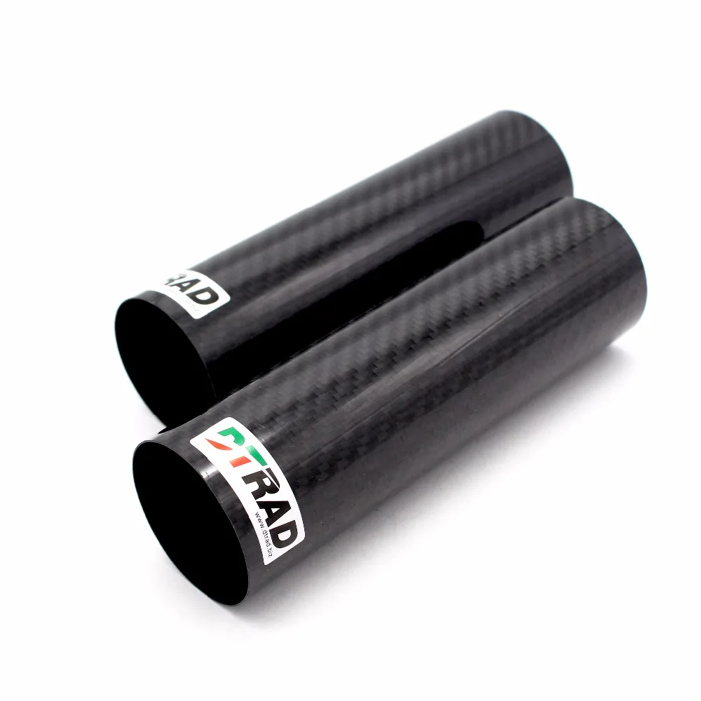 CARBON FIBER FORK GUARDS WRAPS Protectors Upper & Lower For Honda CR85R