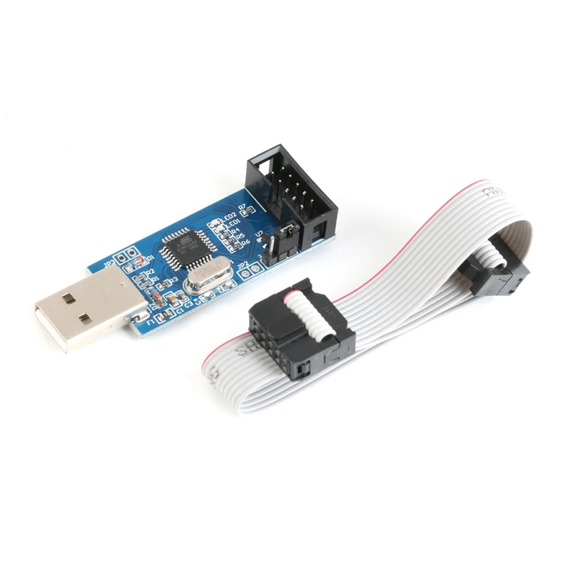 USBASP USBISP загрузчик AVR программатор 51 52 USB ISP ASP ATMEGA8 ATMEGA128 Поддержка Win7 64|Соединители|