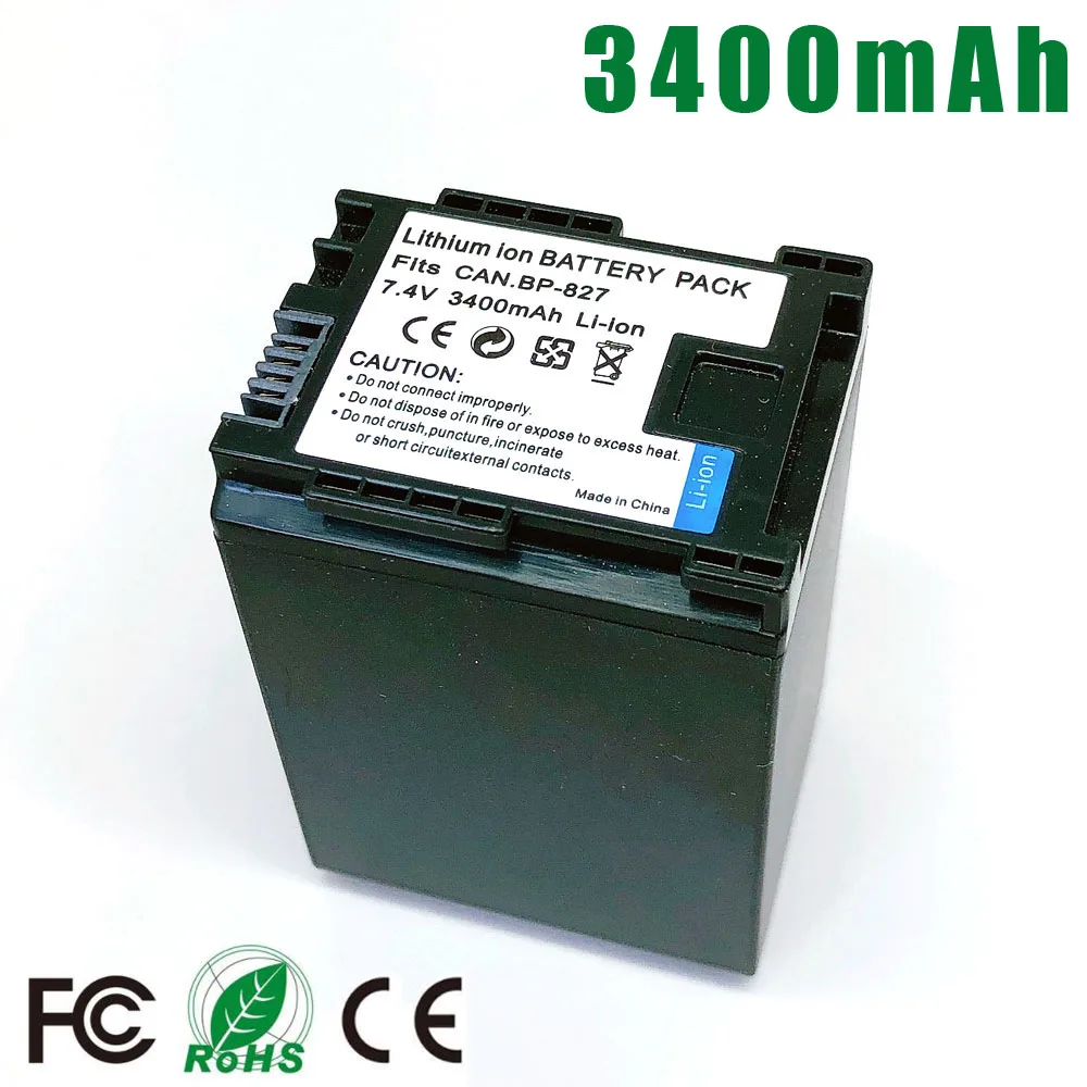 Günstig BP 827 BP827 BP 827 batterie für CANON BP 819 BP 807 BP 809 HG31 XA10 HF20 HF10 HF100 HF100E HG20 HG21 HF11 HFS100 HG31 XA10 HF20