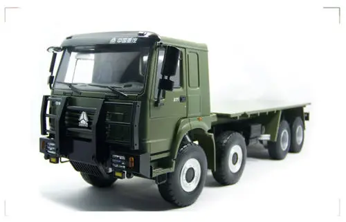 Модель из сплава масштаб 1:24 SinoTruk HOWO 8*8 армейский внедорожник военный грузовик
