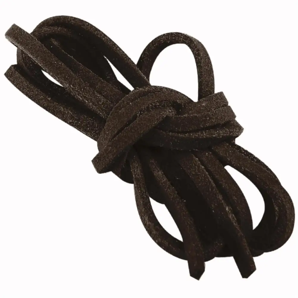 

Cheap dark coffee leather suede lace rope string bracelet necklace craft diy strap ES4626