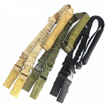 

Tactical Two Point Gun Sling Hunting Accessory Outdoor Military Adjustable Shoulder Bungee Rifle Airsoft Sling System Strap