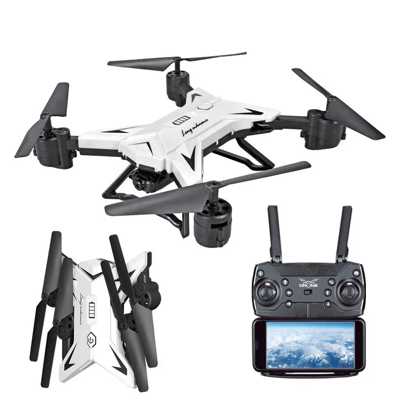

Foldable WIFI FPV RC Quadcopter drone with 1080P 5.0MP camera self-timer drone headless mode + one button return LED light