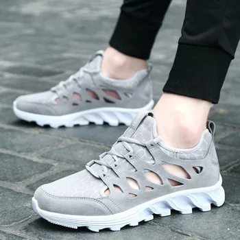 

Casual Comfortable & Breathable Men's Sports Shoes Summer Trend Shoes Light Anti-skid & Hard-Wearing Men's Casual Running Shoes