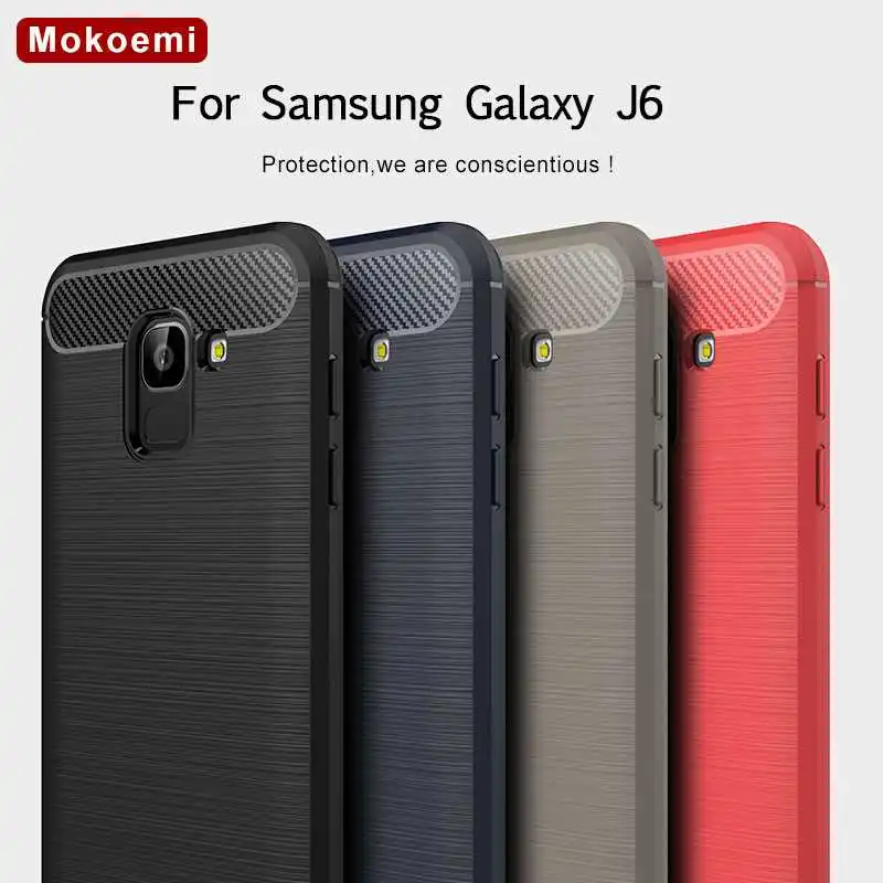 

Mokoemi Fashion Shock Proof Soft Silicone 5.6"For Samsung Galaxy J6 2018 Case For Samsung Galaxy J6 2018 Cell Phone Case Cover