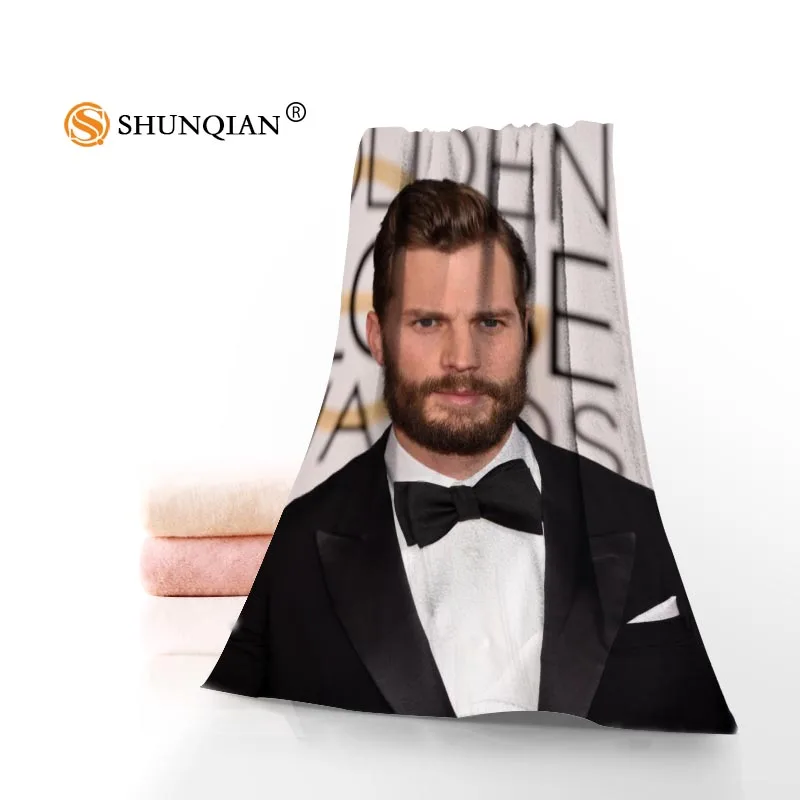

Microfiber Towels Custom Jamie Dornan Face Towel/Bath Towel Size 35x75cm, 70x140cm for family travel