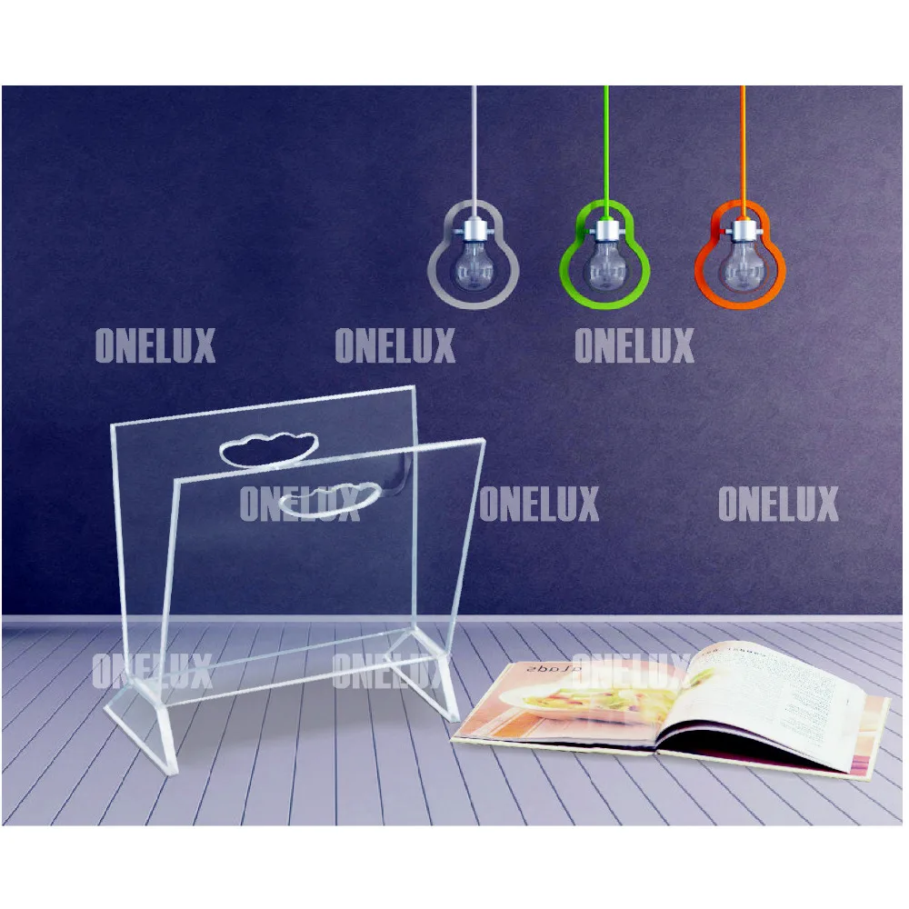 V-شكل الاكريليك مجلة a4 الحجم ، كتاب تخزين حامل ، وسيت سطح المكتب ملف صحيفة كتيب الجرف