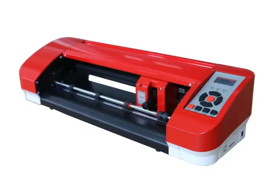 Máquina de Corte Vermelho Mini Desktop Plotter-liw380 380mm Art 6 cutting plotter machine