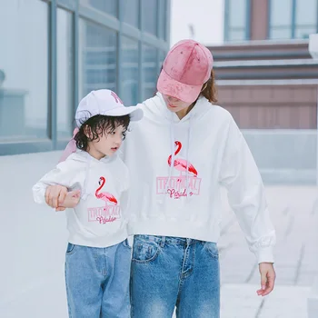 

Family Look Flamingo clothes Mother Daughter Dress girls boys unicorn shirts matching Family Outfits sweatshirt Family pajamas