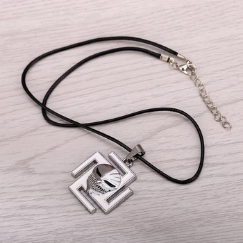 

12pcs/lot Hot Anime Bleach Metal Necklace Silver Pendant Cosplay Accessories Jewelry